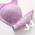 thumbnail image 6 of Jkety Women's Underwire, One Smooth U Ultra Light T-Shirt, Convertible Bra Wireless Bras for Women Purple,3XL, 6 of 6