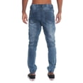 thumbnail image 5 of Victorious Men's Biker Denim Jogger Pants JG870 - Indigo - 2X-Large, 5 of 6