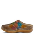 thumbnail image 2 of L’Artiste AUGI Hand-Painted Floral Leather Clog Wedge, 2 of 7