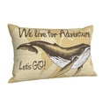 thumbnail image 2 of Disketp Pillow Covers We Live For Adventure Pattern Throw Pillow Case Cushion Covers,Cushion For Bedroom,Couch,Home-14"X20", 2 of 9