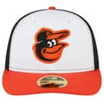 thumbnail image 2 of Men's New Era White/Orange Baltimore Orioles Home Authentic Collection On-Field Low Profile 59FIFTY Fitted Hat, 2 of 4