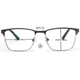 thumbnail image 6 of Tango Optics Metal Optical Eyeglasses Frame Luxe Reading Stainless Steel Silver Accent Grey For Prescription Lens -, 6 of 6