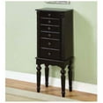 thumbnail image 4 of Powell Traditional Ebony Jewelry Armoire, 4 of 9