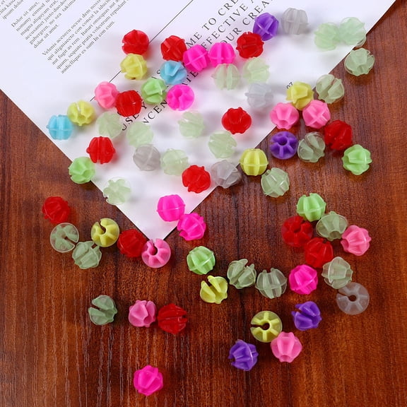 TEHAUX Plastic Beads Clip 180Pcs for Bike Decoration and Visibility