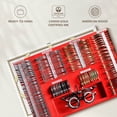 thumbnail image 6 of Elephant Stock Box Of Optical Lenses Wall Art - Horizontal Canvas Wall Art - Living Room Wall Decor - Profession Canvas - Silver And Red Decor - 36" x 24", 6 of 8