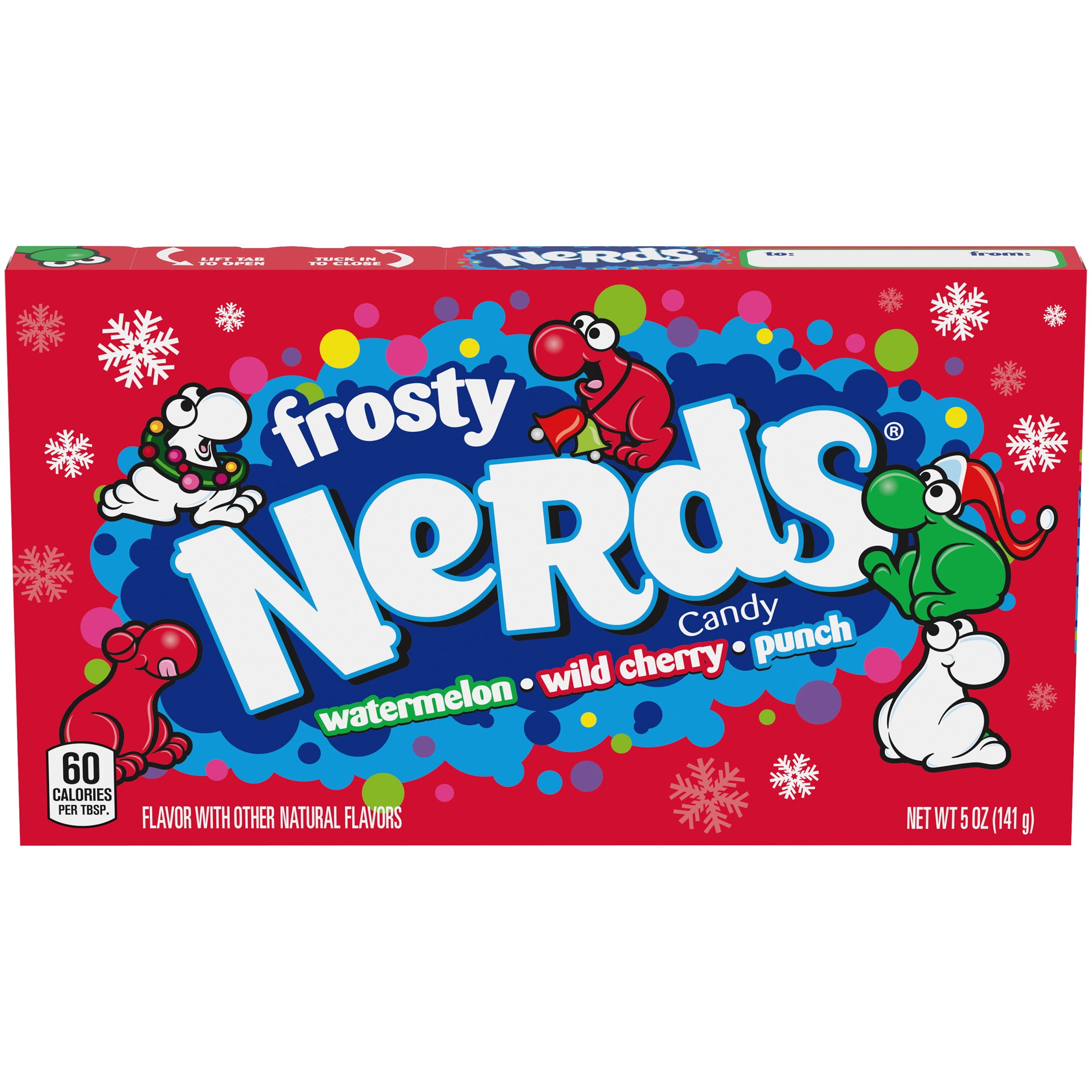 NERDS Frosty Holiday Candy 5 oz. Box