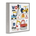 thumbnail image 2 of Stupell Industries Eclectic Work Zone Construction Essentials Gray Framed Giclee Art, 17 x 17, by Creative Studio, 2 of 8