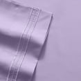 thumbnail image 2 of Madame Marie Contemporary Microfiber Bedroom Solid Color Bed Sheet Set Twin - Lavender, 2 of 2
