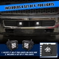 thumbnail image 6 of Front bumper cooler grille cover 2015-2019 Chevy Silverado 2500/3500/2500 HD/3500 HD, 6 of 9