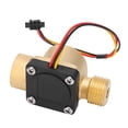 thumbnail image 3 of YF-B20 Water  Sensor,G1/2in Female Male Thread Switch Hall Transducer Pulse Counter,for Water Heater,Credit Card Machine,Water Vending Machine, MeasurementDC3-24V, 3 of 8