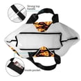 thumbnail image 4 of Balery Cartoon Pizza Bolsa Tote Estilo Estético con Cremalleras, Bolsa de Hombro, Bolsa de Compras Grande y Plegable, 4 of 8