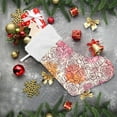 thumbnail image 6 of Coolnut 17.7 Inch Christmas Stockings, 2 PCS Roses Pattern Presonalized Large Stocking Sock for Family Holiday Xmas Party Decorations, 6 of 7