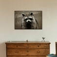 thumbnail image 2 of wall26 - Wild Animal Canvas Wall Art - Little Raccoon on Abstract Background - Gallery Wrap Modern Home Art | Ready to Hang - 12x18 inches, 2 of 3