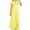 Lemon, variant on Chiffon Junior Bridesmaid Dress for Girls V-Neck Flower Girl Dress Formal Dresses -Lemon-2Y