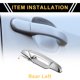 thumbnail image 2 of Manija de puerta exterior para Cadillac Escalade 07-13 para Chevrolet Avalanche 07-13 manija de puerta exterior trasera izquierda, 2 of 6