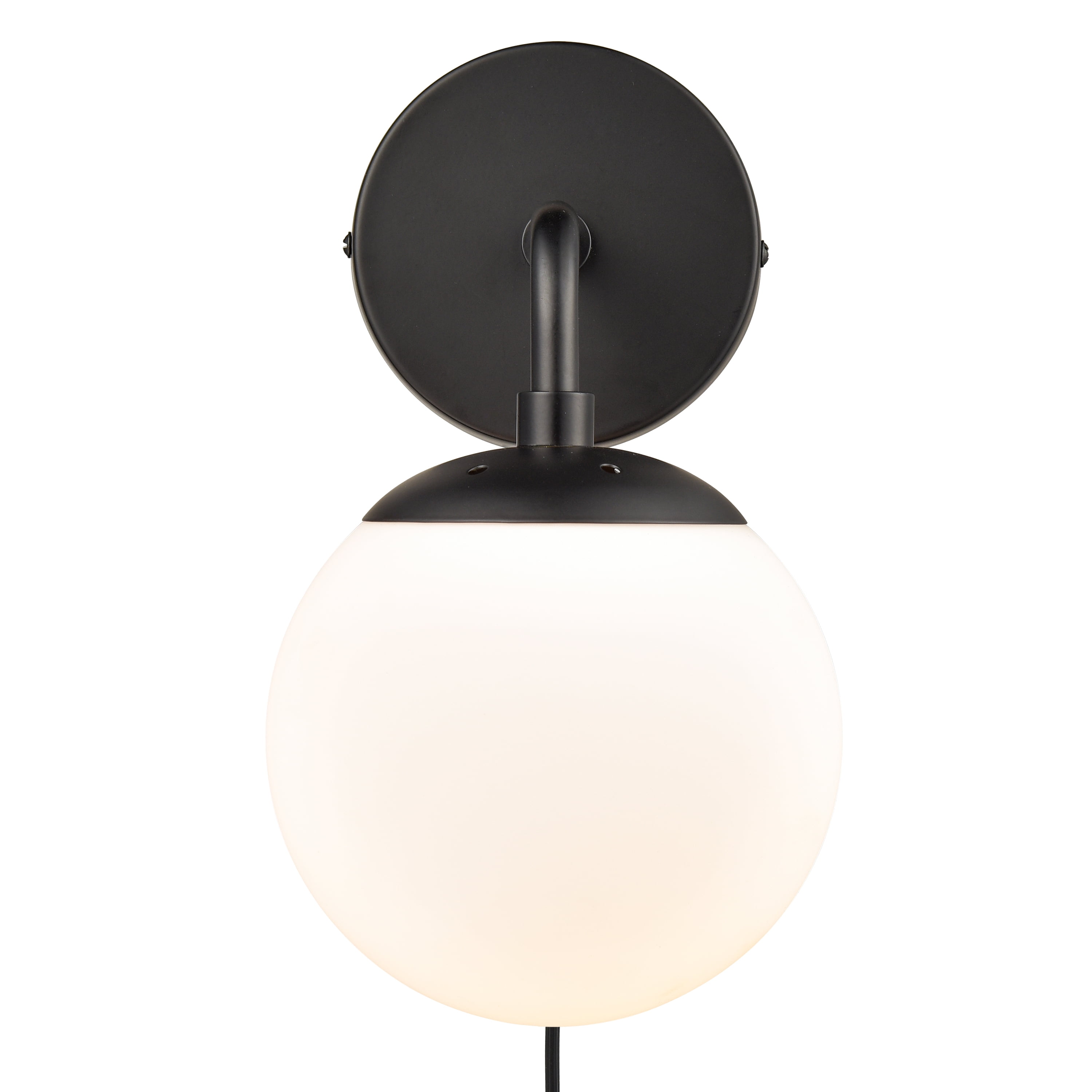 Light Society Greta Globe Plug-In Wall Sconce