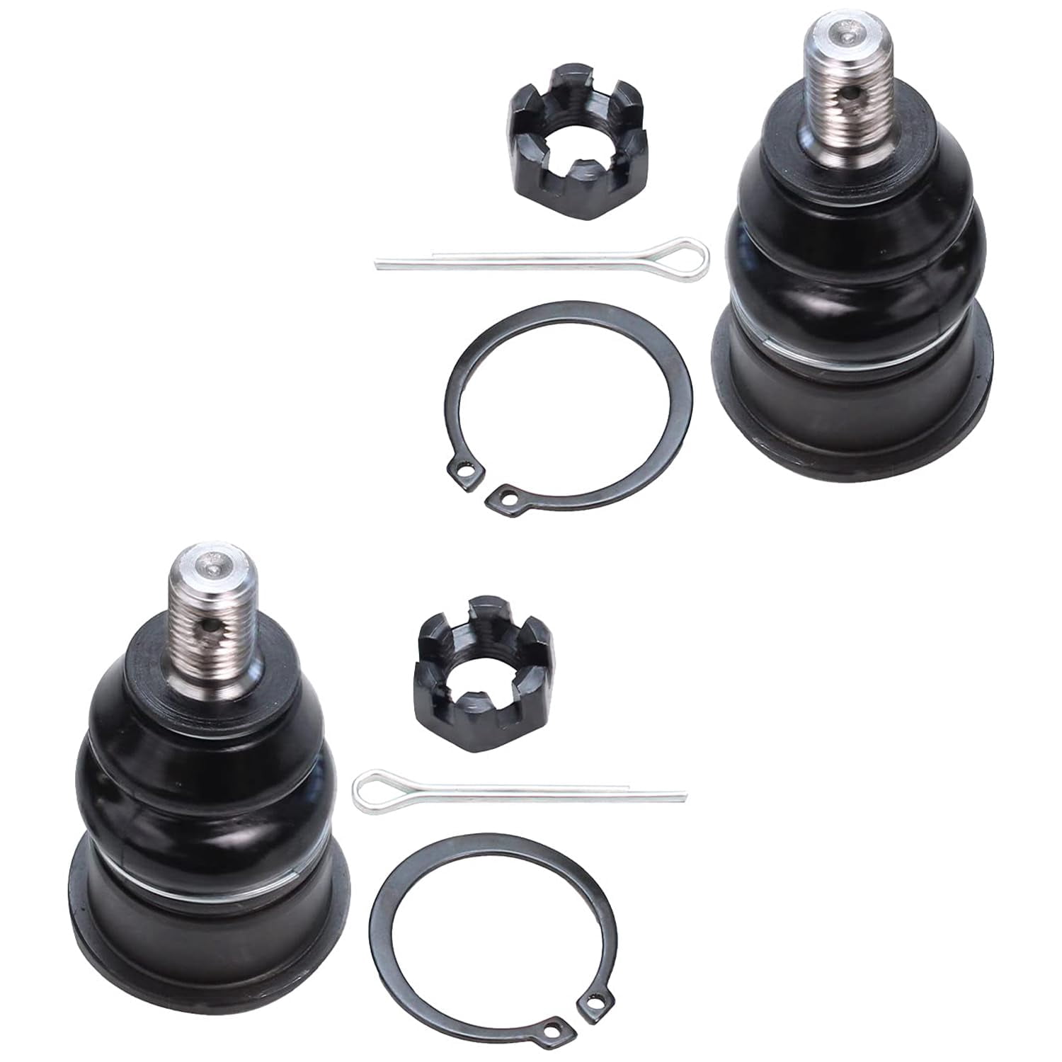 Detroit Axle - Front 6pc Struts Kit for 96-07 Ford Taurus, 1996-2005 Mercury Sable, 2 Struts w/Coil Spring 2 Sway Bars 2 Lower Ball Joints 1997 1998 1999 2000 2001 2002 2003 2004 Replacement