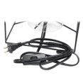 thumbnail image 2 of Elegant Designs Lt2070-Clr Large Exposed Glass And Metal Table Lamp Black And Clear, 2 of 4