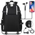thumbnail image 1 of Student School Bag, With USB Charging Port, Laptop Backpack, Ultra-light Travel Bag, Unisex-SinKeeU, 1 of 4