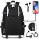 thumbnail image 3 of Mochila escolar USB para estudiantes adolescentes, para hombres y mujeres, de gran capacidad, para viajes y ocio, 3 of 5