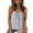 Gray, variant on Womens Cotton Tank Tops Pullover Lightweight Tees Sleeveless Scoop Neck Gray Tunic Plain Summer Blouses for Ladies S
