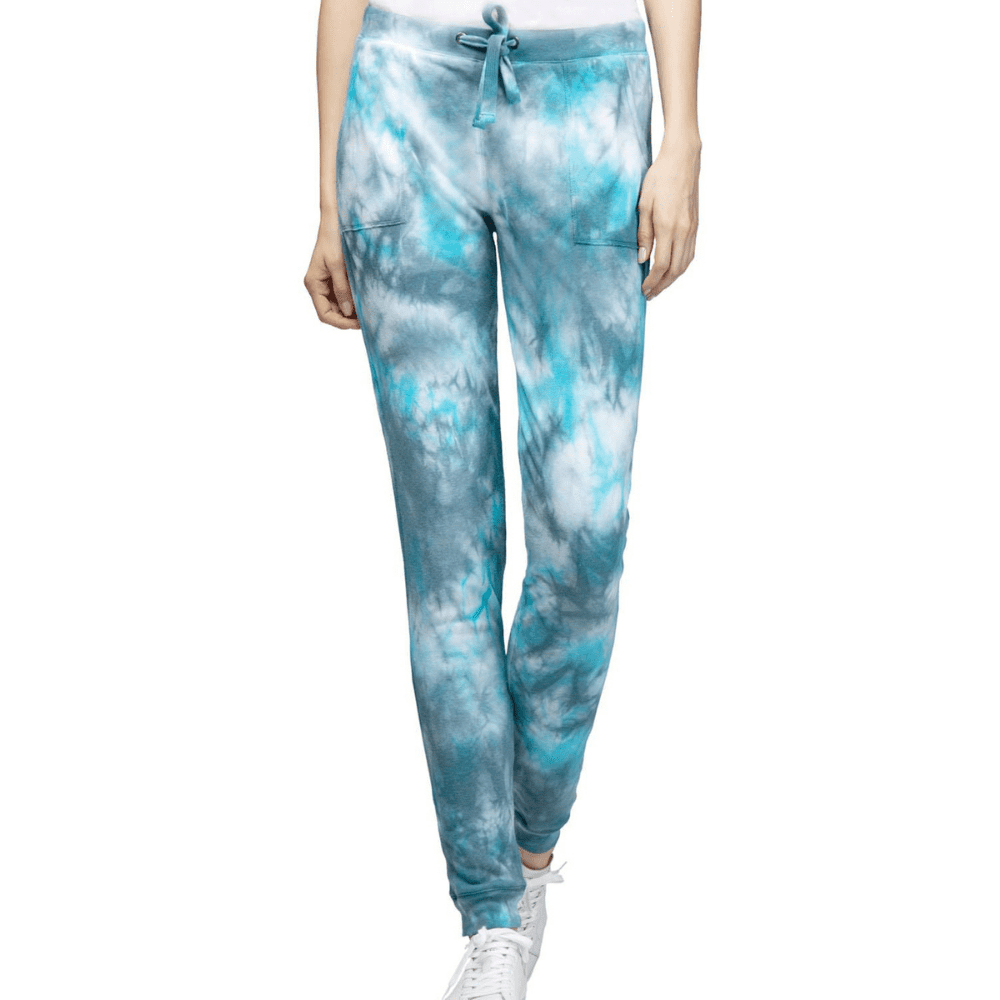 Green Tea GREEN TEA Women's TieDye Joggers In Blue Cloud, XXL