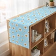 thumbnail image 6 of Table Runners 90 Inches Long Dress Scarves, Spring Floral Daisy Farmhouse Coffee/Dining/Kitchen Table Runner for Living Room, Blue Elegant Pastoral Flowers Watercolor 13x90 Inch, 6 of 9