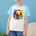 thumbnail image 3 of RXIRUCGD 2025 Vêtements d'Été pour Enfants Tout-Petits Garçons Filles Mode Mignon Col Rond Imprimé Manches Courtes Haut, 3 of 7