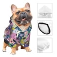 thumbnail image 3 of Fotbe Llamas Colorful Sudadera con Estampado para Perros Pequeños – Suéter con Capucha para Mascotas, Tela Suave de Forro Polar con Bolsillo-X-Large, 3 of 7