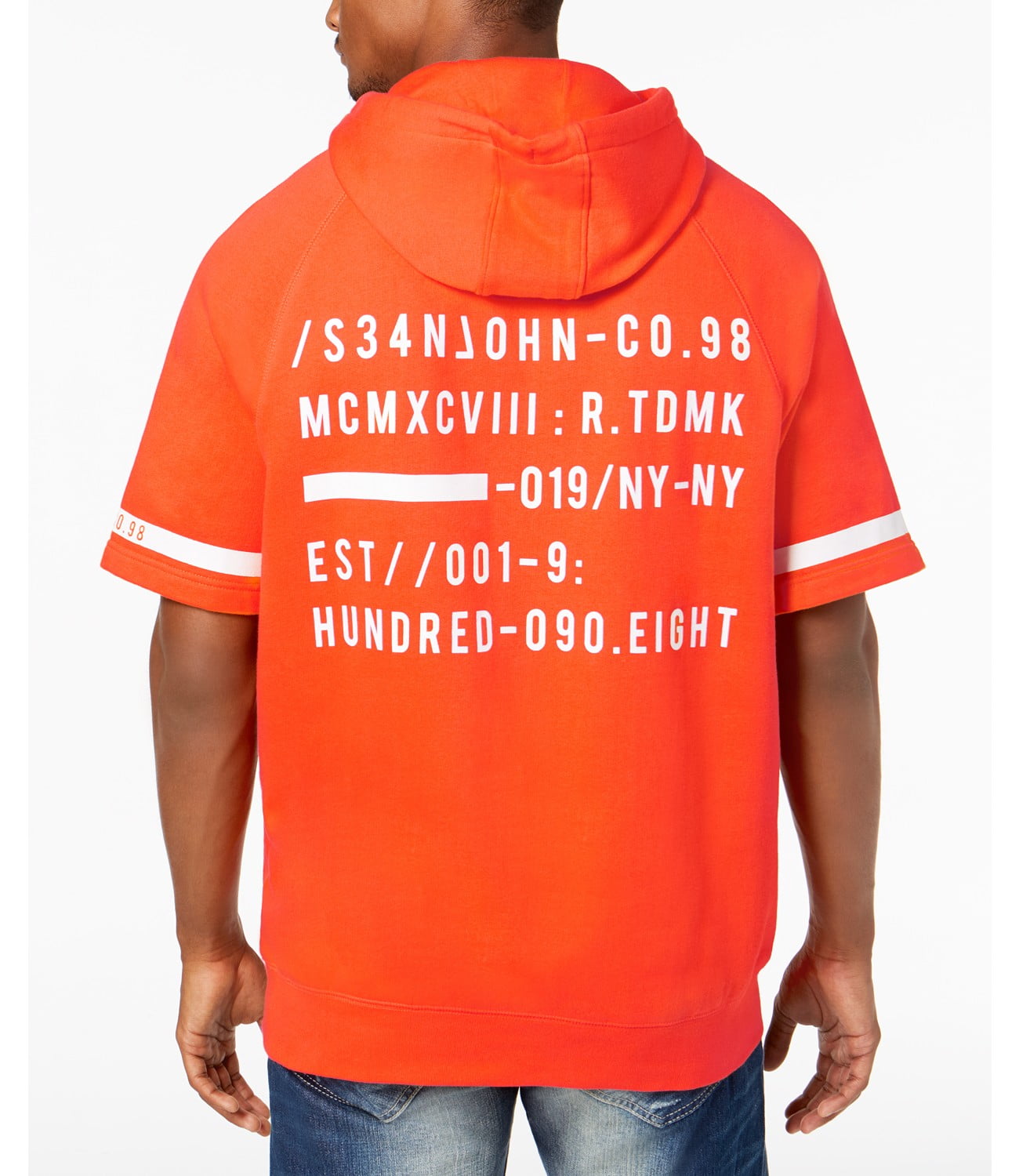 orange sean john hoodie