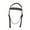 White, variant on RESISTANCE Western Headstall, Leather Horse Tack