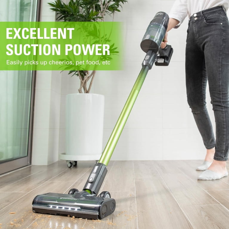 Greenworks, Vacuum Cleaner, Soft Brush Roll, Cordless, Black