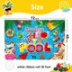 thumbnail image 2 of Banner de fin de curso de 182,88 x 122,9 cm. Telón de fondo para fotografía tropical, despedida de escuela, hola piscina, para interiores, exteriores, jardín, fiestas y decoración del hogar., 2 of 7