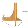 thumbnail image 4 of Miangastore Plate Display Stand Wooden Easel Holder Photo Display Holder Tabletop Decor Decorative Plate Holder Counter Cookbook Stand, 4 of 8