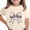 Beige, variant on Girls Easter T-shirt Bow knot Printed Short Sleeve Round Neck Tops Cute Summer Tees Size 3-15 Years