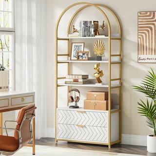 Standing bookshelf tower online
