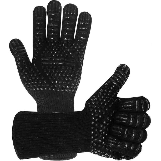 Gloves 800c Heat Resistant Grill Gloves Fireproof Barbecue Grilling Potholders Silicone Non-slip Barbeque Gloves For Bbq, Cooking, Baking, Grilling, W