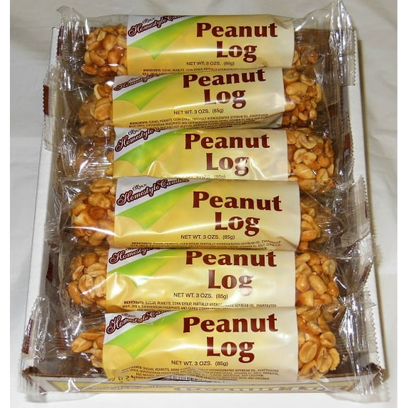 Crown Candy Peanut Logs 3 oz