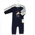thumbnail image 2 of Hudson Baby Infant Boy Cotton Coveralls, Pizza, 9-12 Months, 2 of 5