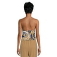 thumbnail image 3 of Love by Design Women's Juniors Strapless Corset Satin Marble Top, 3 of 6