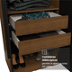 thumbnail image 4 of Ropero Closet Madesa Venus 6 Puertas 180cm Marrón/Negro1, 4 of 5