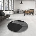 thumbnail image 4 of Ahgly Company Machine Washable Indoor Rectangle Transitional Midnight Gray Area Rugs, 7' x 9', 4 of 7