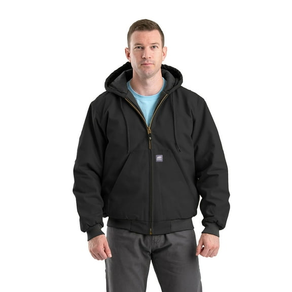 Berne Men's Heritage Duck Hooded Active Work Jacket
