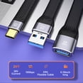 thumbnail image 2 of Sidaley Cable de datos E-MARK Chip Línea de transmisión de 10 Gbps Soporte de video 4K 3a Potencia de carga Amplia aplicación Cable de PVC duradero Type6 NO6, 2 of 6