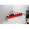 thumbnail image 3 of Polar Whale Coffee Corner Red and Black Pod Storage Deluxe Organizer Tray Drawer Insert for Kitchen Home Office Waterproof Washable 11.5 x 11.5 x 15.5 inches Holds 16 Compatible with Keurig K-Cup, 3 of 7