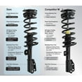 thumbnail image 2 of (2) Front Quick Spring Strut and Mount 10pc Kit For 07-12 Nissan Altima V6 3.5L, 2 of 2