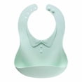 thumbnail image 2 of Baberos de silicona para bebés Accesorios de alimentación para bebés Impermeables con bolsillo para recolector de alimentos limpieza Baoblaze Babero de silicona para niños, 2 of 8