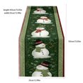 thumbnail image 3 of ZZkhGO Festive Christmas Table Runner, Vintage Striped Linen Tablecloth Art, Decor for Dining Room Party, 3 of 5