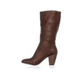 thumbnail image 3 of Esprit Women's Oliana Folded Top Block Heel Mid Calf Boots Brown Size 6, 3 of 5