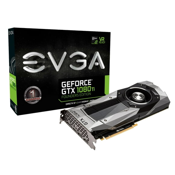 Tarjeta gráfica EVGA GeForce GTX 1080 Ti Founders Edition 11GB